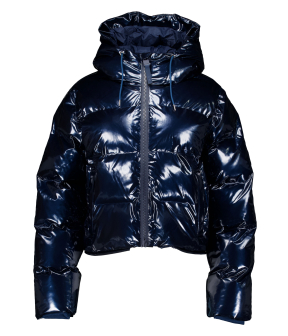 Rains Alta Short Puffer Jacket W3t3 Regenjas Blauw 15150