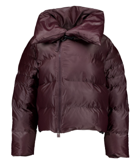 Rains Alta Vision Short Puffer Jacket W3t3 Puffer Jassen Bordeaux 17230