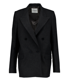 Closed Fitted Doublebreasted Blazer Blazers Anthraciet C97884-355-22