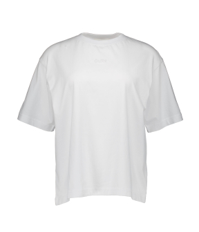 Olaf Brushstroke Graphic Boxy Tee T-shirts Wit W240105