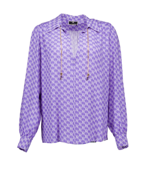 Elisabetta Franchi  Blouses Paars Cas3041e2 Bx9