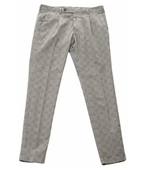 Berwich Morello Pantalons Ruit Ol0974x - Gesso802