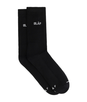 ØlÅf Mini Logo Sokken Zwart A990805