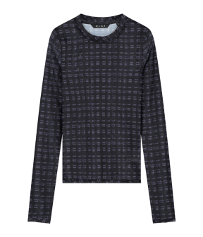 ØlÅf Window Check Longsleeves Zwart W160101