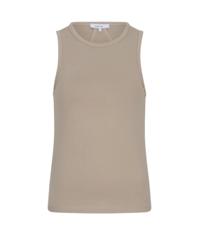 Dante 6 Jovie Fine Rib Crewneck Tanktop Tops Zand 261520