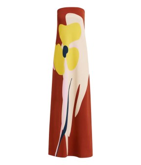 Essentiel Antwerp Printed Jersey Dress Jurken Geel Jannick
