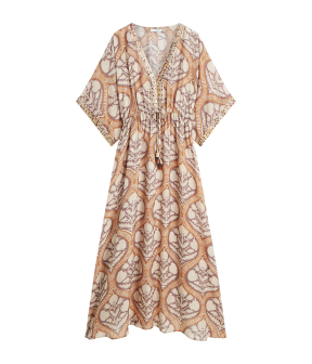 Summum Dress Art Deco Print  Multicolor 5s1604-12121