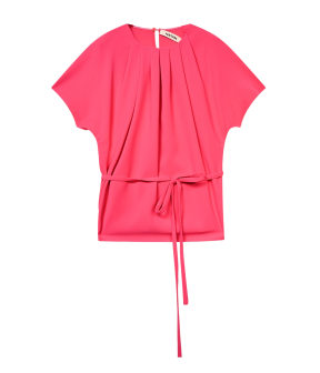 Natan Short Sleeved Top Tops Rood Elton-n6nj03