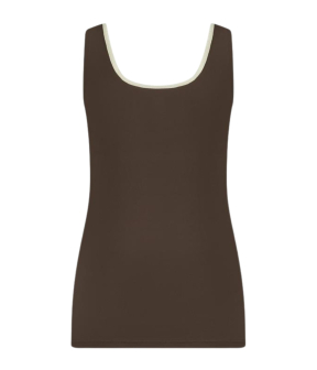 Nukus Juba Singlet  Donkerbruin Nks06001