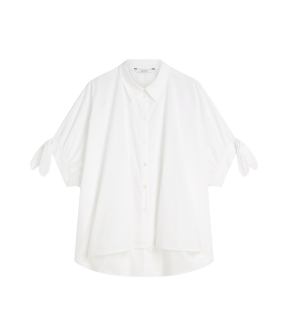 Summum Blouse Crispy Poplin  Off White 2s3480-12119