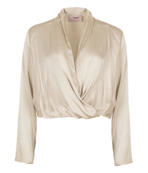 Freebird Top  Beige Tjitske Ls
