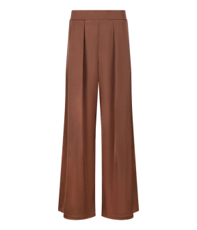 Nukus June Pants Shiny Pantalons Bruin Nkf09068