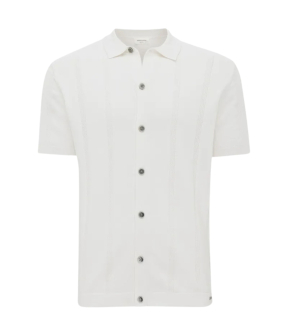 Gentiluomo K4188-272 Korte Mouw Overhemden Off White K4188-272