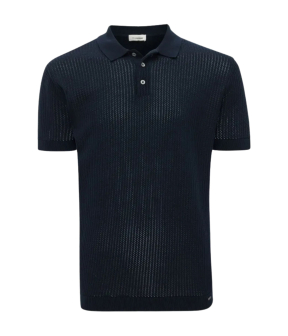 Gentiluomo Polo 3 Buttons Ss Polos Donkerblauw K4219-282