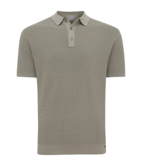 Gentiluomo Polo 3 Buttons Ss Polos Groen K4180-260