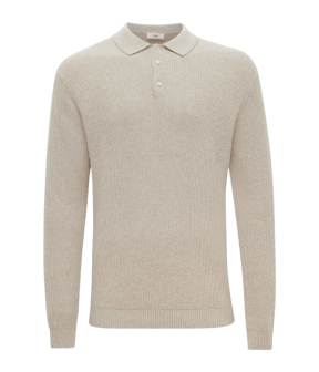 Gentiluomo Polo 3 Buttons Ls Polos Zand K4166-274