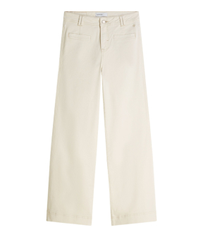 Summum Flare Pant Core Stretch Twill  Ecru 4s2913-12438