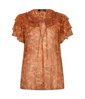 Ibana Thorin Paisley Tops Bruin 302620167