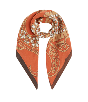 Summum Scarf Satin Sjaals Multicolor 8s1107-8617