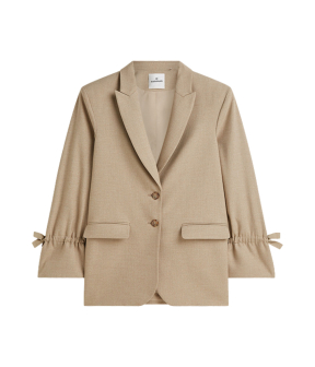 Summum Blazer Twill Melange Blazers Beige 1s1330-12481