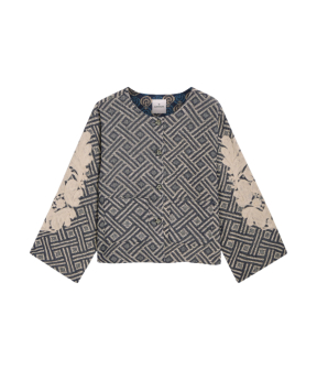 Summum Jacket Blue Jacquard  Donkerblauw 1s1284-12411