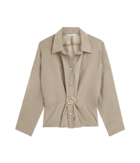 Summum Blouse Lyocell Blend Blouses Beige 2s3524-12492