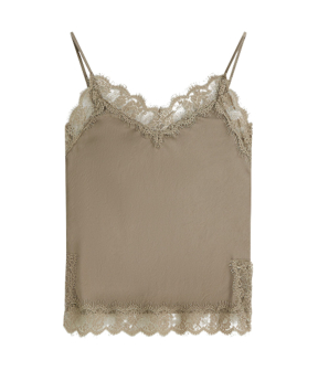 Summum Top Satin Tops Taupe 2s3514-12520