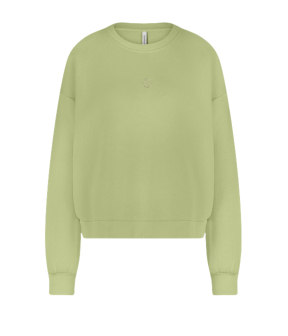 Summum Jersey Balloon Soft Sweat Sweaters Lichtgroen 3s5067-30413