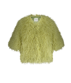 Summum Jacket Faux Furry Vesten Lichtgroen 1s1194-12290