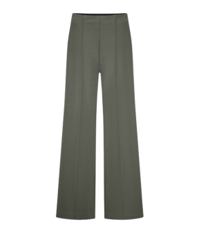 Summum Trousers Washed Modal Scuba Pantalons Khaki 4s2879-30606