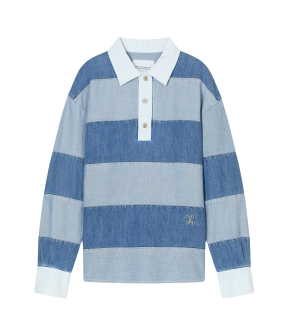 Closed Rugby Shirt Polos Lichtblauw C94350-16f-3e