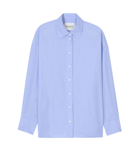 Closed Cape Shirt Blouses Lichtblauw C94619-24p-22