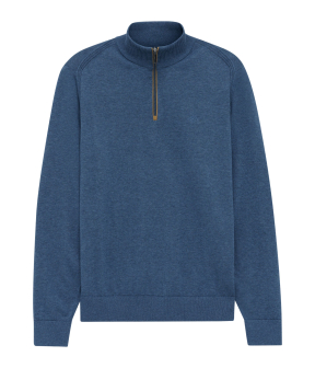 Bugatti Herren Pullover 1/1 Arm  Blauw 7500-15510e