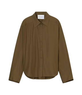 Closed Gathered Shirt Blouses Olijf C94564-252-22
