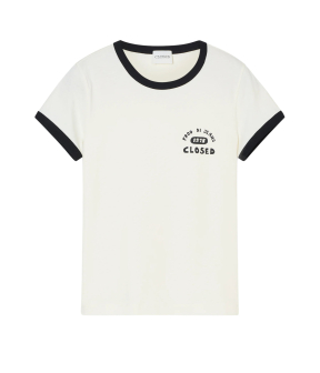 Closed Slim T-shirt T-shirts Ecru C95671-44h-pr