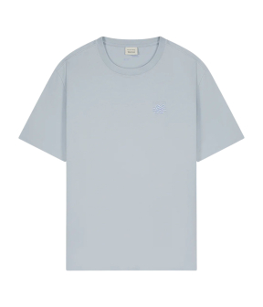 Filling Pieces 422620500143 T-shirts Lichtblauw T-shirt Embroidered Knot
