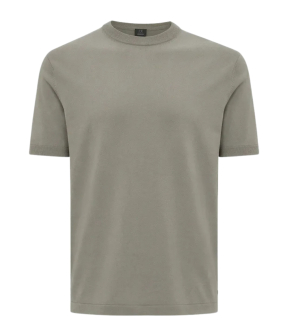 Genti Round Neck Ss T-shirts Groen K4120-1260