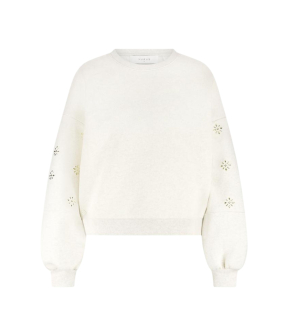 Nukus Amadora Sweater Flowerstuds Sweaters Zand Nkf03029