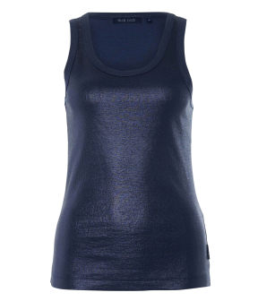 Summum Rib Tanktop (3s4873) Singlets Donkerblauw Lisbon-5138