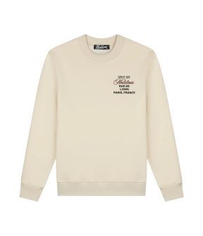 Malelions Design Sweater Sweaters Beige Mm1-ss25-15