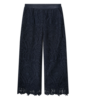 Summum Long Pants Lace  Blauw 4s2734-12182
