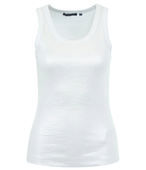 Summum Rib Tanktop (3s4873) Singlets Zilver Lisbon-5138
