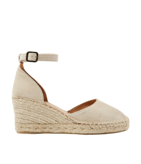 Via Vai Flora Braid Sleehakken Beige 58122-1