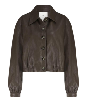 Nukus Fiene Jacket Jackets Donkerbruin Nkf13026