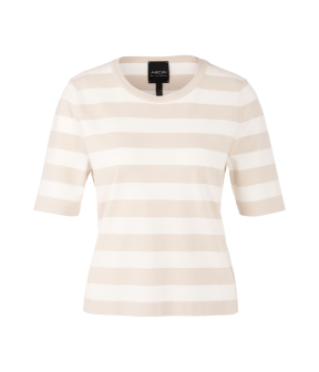 Marccain Femininer Sweater T-shirts Beige Ya 41.09 M12