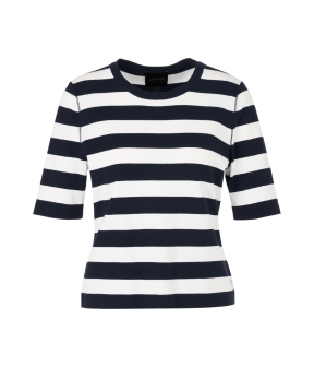 Marccain Femininer Sweater T-shirts Donkerblauw Ya 41.09 M12