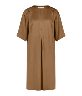 Summum Dress Silky Touch Jurken Bruin 5s1626-11817