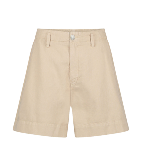 Summum Short Cotton Linen Twill Shorts Beige 4s2800-12247