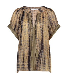 Summum Top Tie&dye Print  Bruin 2s3284-12121