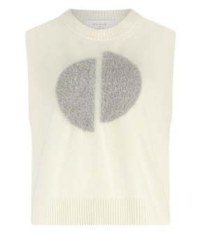 Nukus Intarsia Spencer Spencers Off White Nkf07000